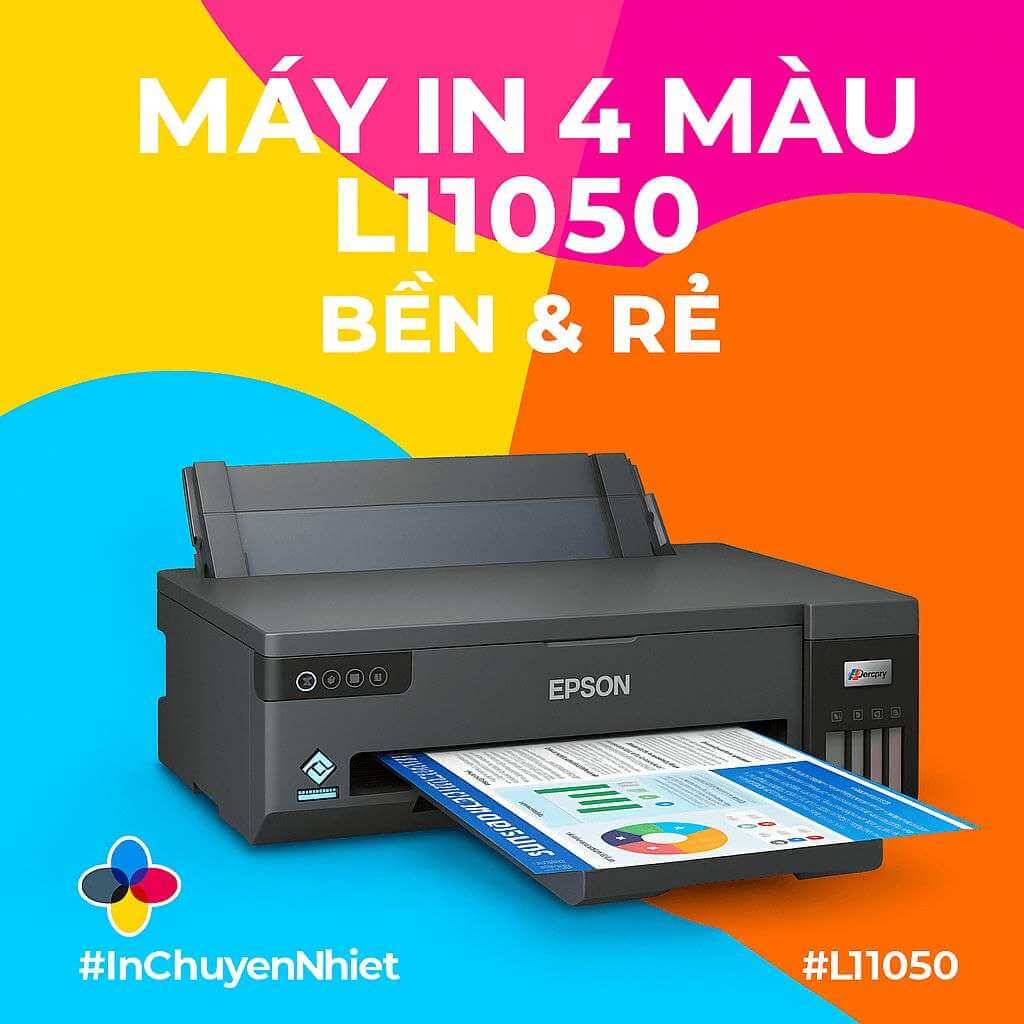 Máy in Epson L11050 in chuyển nhiệt có tốt không? Đánh giá thực tế 2026