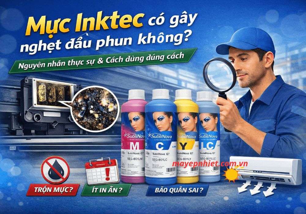Mực In Chuyển Nhiệt Có Hại Máy In Không? Giải Đáp Chi Tiết Từ A–Z