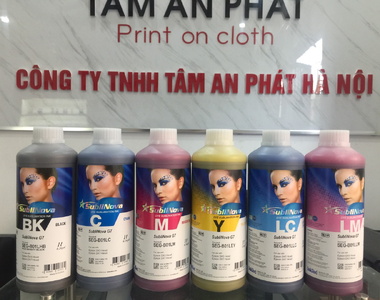 Mực in chuyển nhiệt in áo thun, cốc, kim loại, gạch men