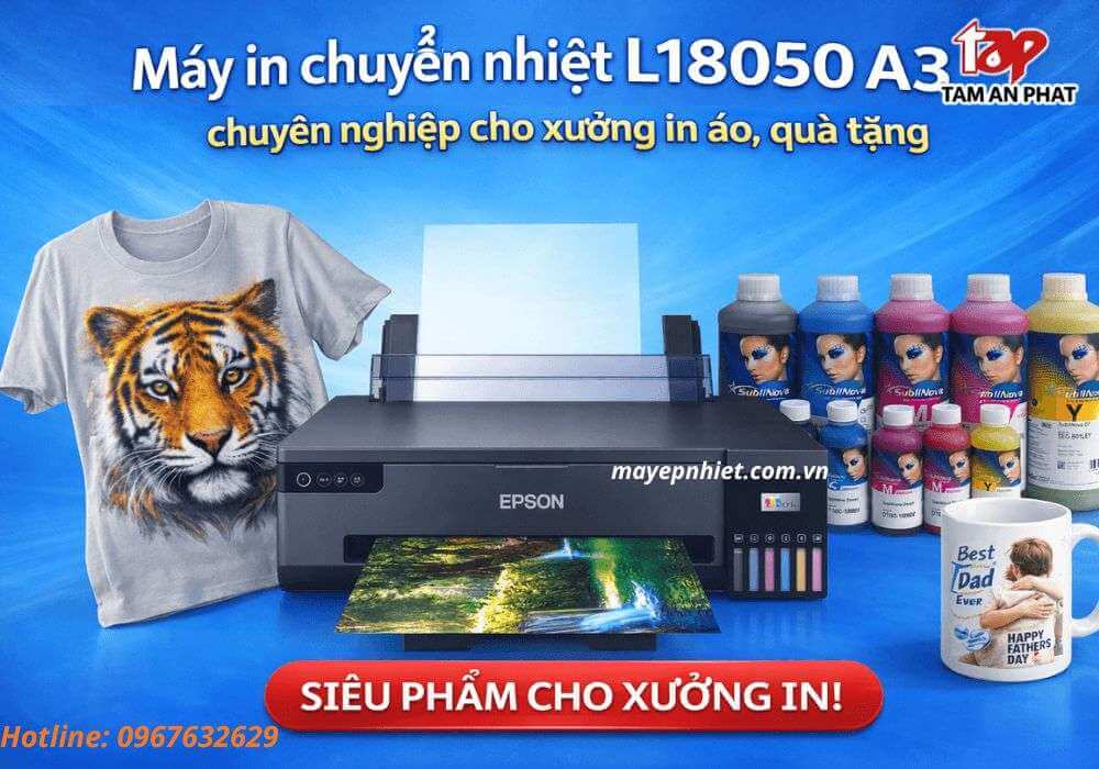 Mực chuyển nhiệt Inktec cho Epson L18050 có thực sự ổn định để đầu tư lâu dài