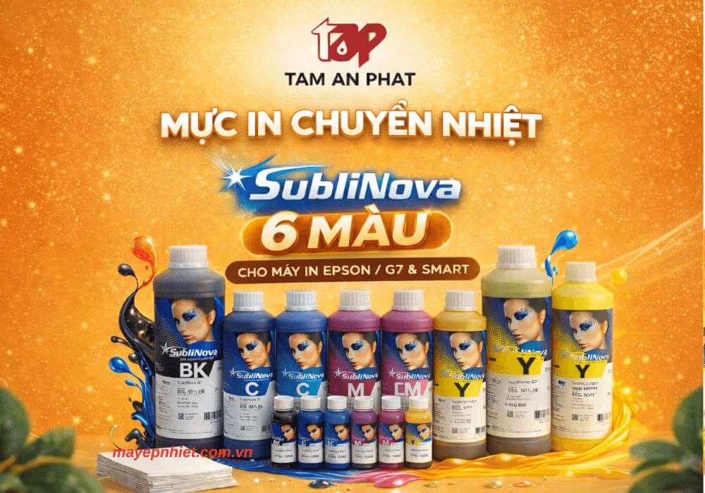 Mực In Chuyển Nhiệt Inktec Sublinova Chính Hãng – Giải Pháp Tối Ưu Cho Máy In Epson