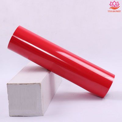 Decal chuyển nhiệt PVC Trung Quốc khổ 0,61x50m màu đỏ