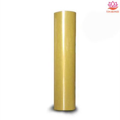 Decal chuyển nhiệt PVC Trung Quốc khổ 0,61x50m màu vàng gold