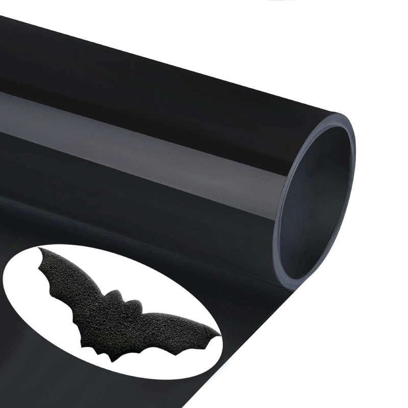 Decal phồng màu đen khổ 0,46x25m
