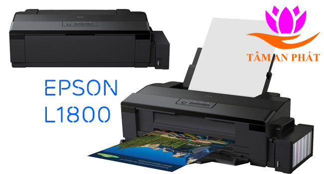 Máy in Epson L1800 với thiết kế tinh tế, hiện đại