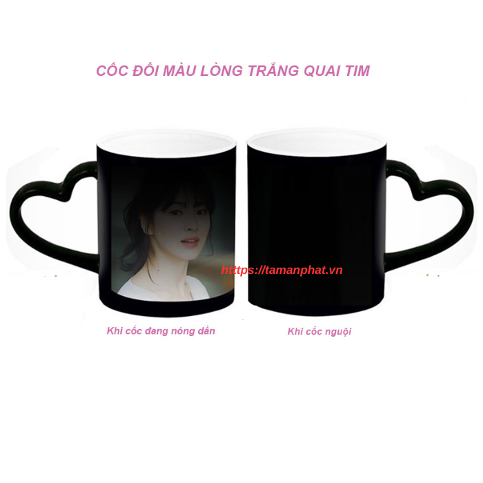 Phôi cốc đổi màu quai tim