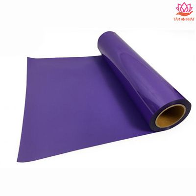 Decal chuyển nhiệt PVC Trung Quốc khổ 0,61x50m màu tím đậm