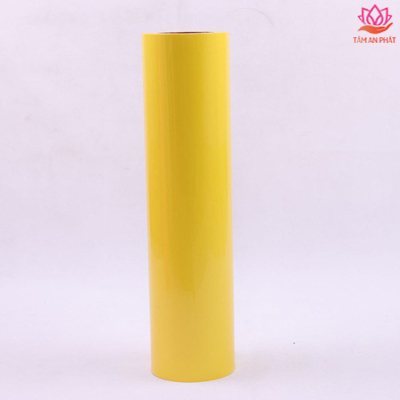 Decal chuyển nhiệt PVC Trung Quốc khổ 0,61x50m màu vàng