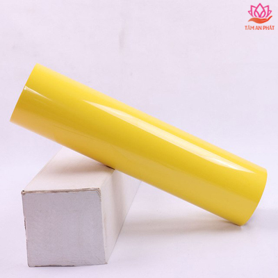 Decal chuyển nhiệt PVC Trung Quốc khổ 0,61x50m màu vàng