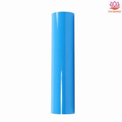 Decal chuyển nhiệt PVC Trung Quốc khổ 0,61x50m màu xanh da trời