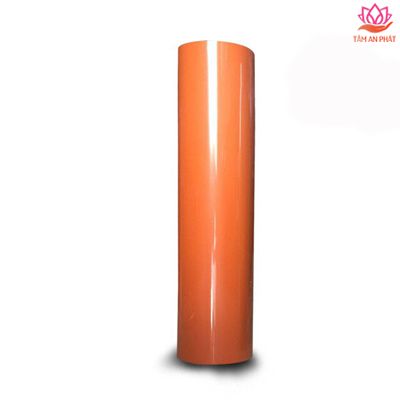 Decal chuyển nhiệt PVC Trung Quốc khổ 0,61x50m màu da cam