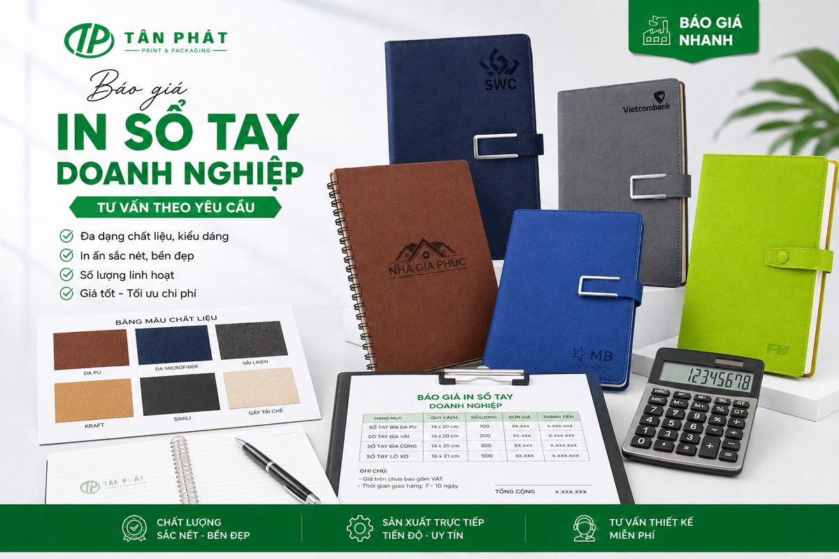 báo giá in sổ tay doanh nghiệp