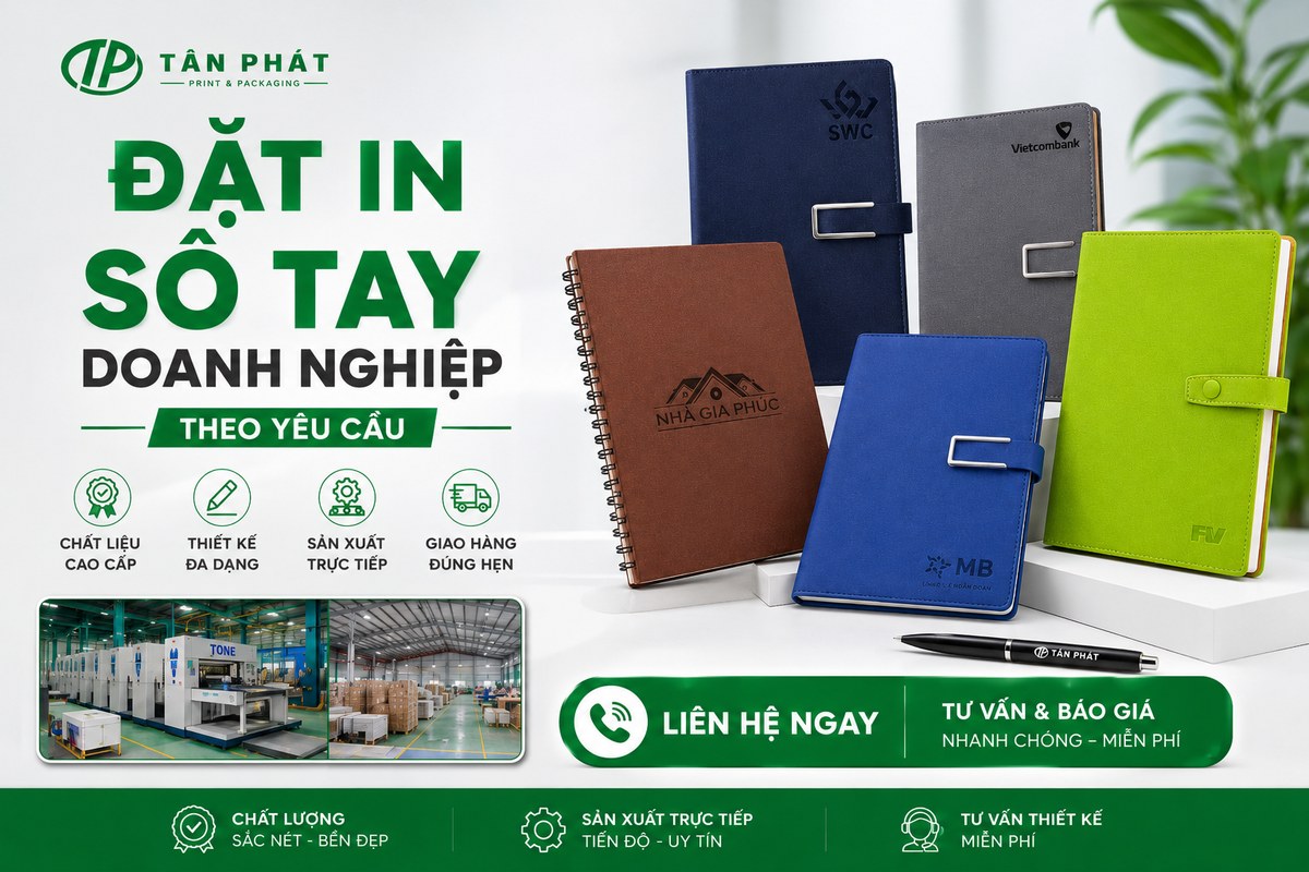 đặt in sổ tay doanh nghiệp theo yêu cầu
