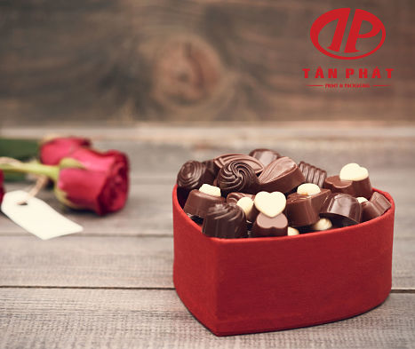 Hộp đựng Socola hình trái tim