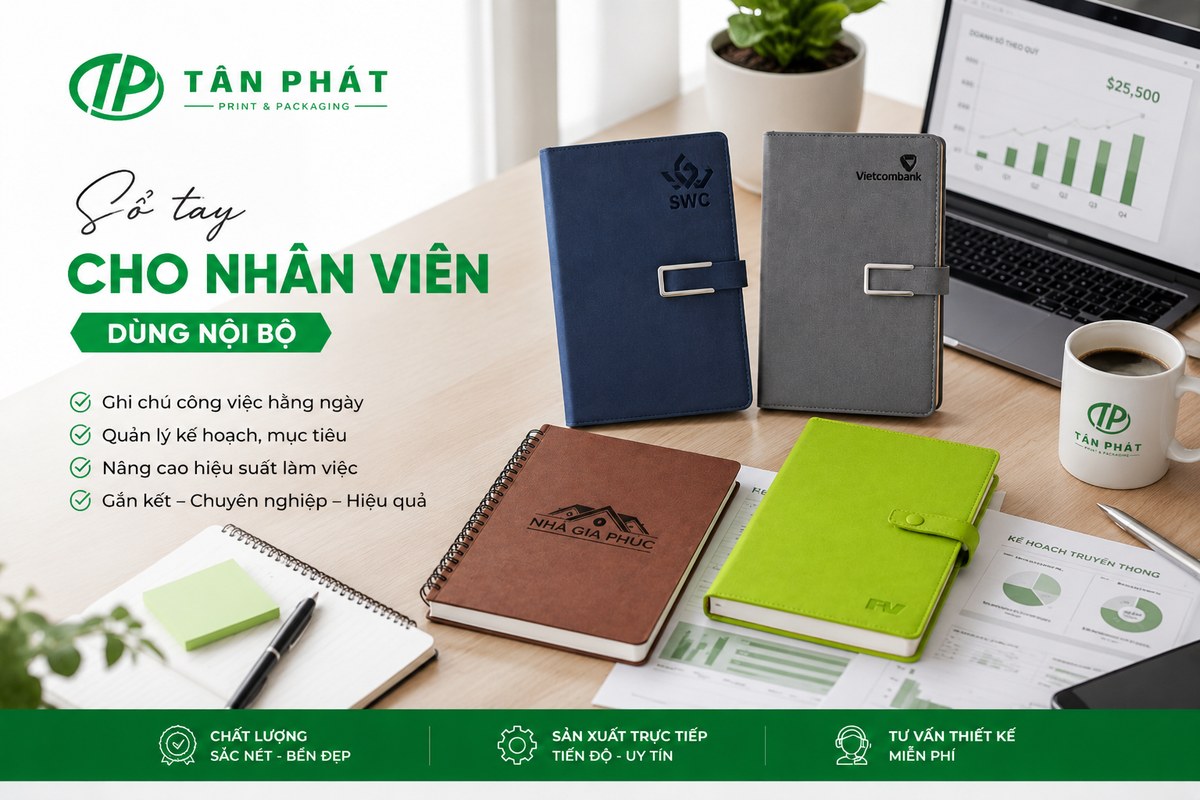 in sổ tay công ty cho nhân viên