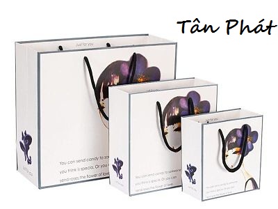 túi giấy đựng quần áo in từ giấy Ivorry