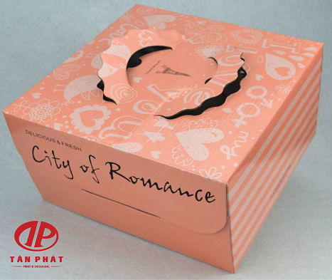 Hộp đựng bánh gato quai xách