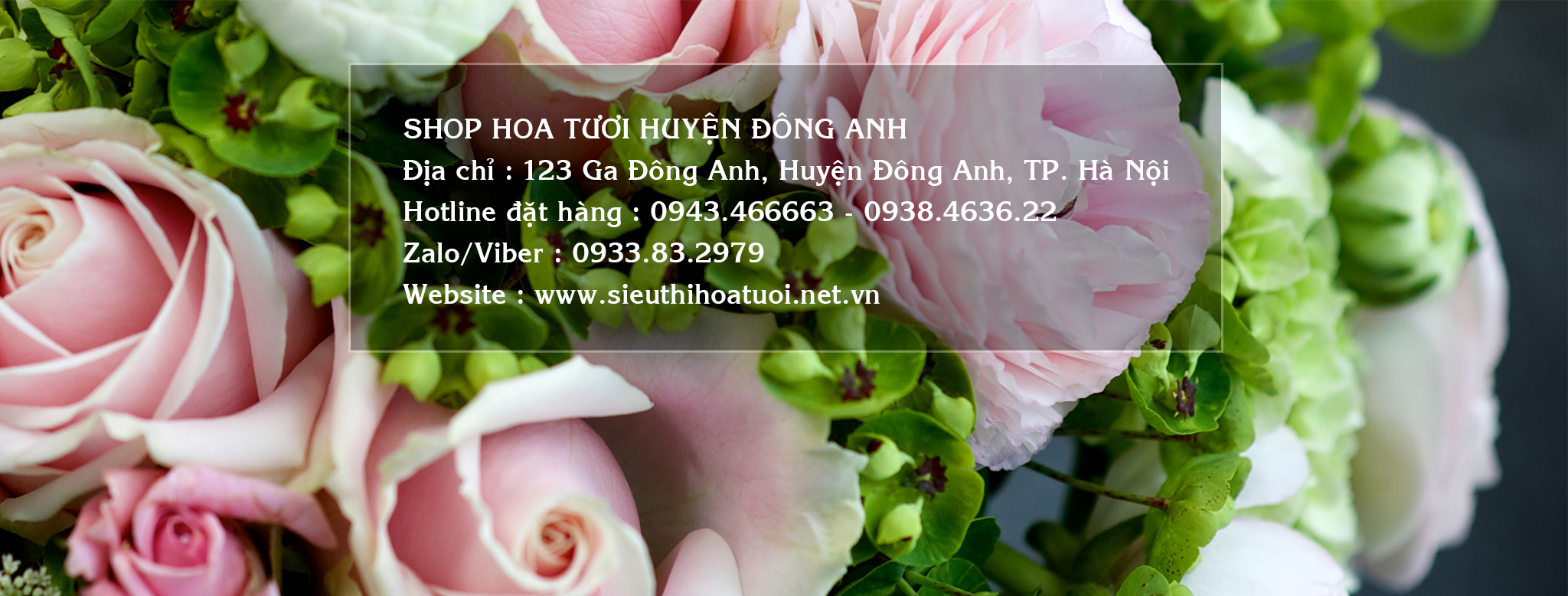 Shop hoa tươi tại Huyện Đông Anh Hà Nội 