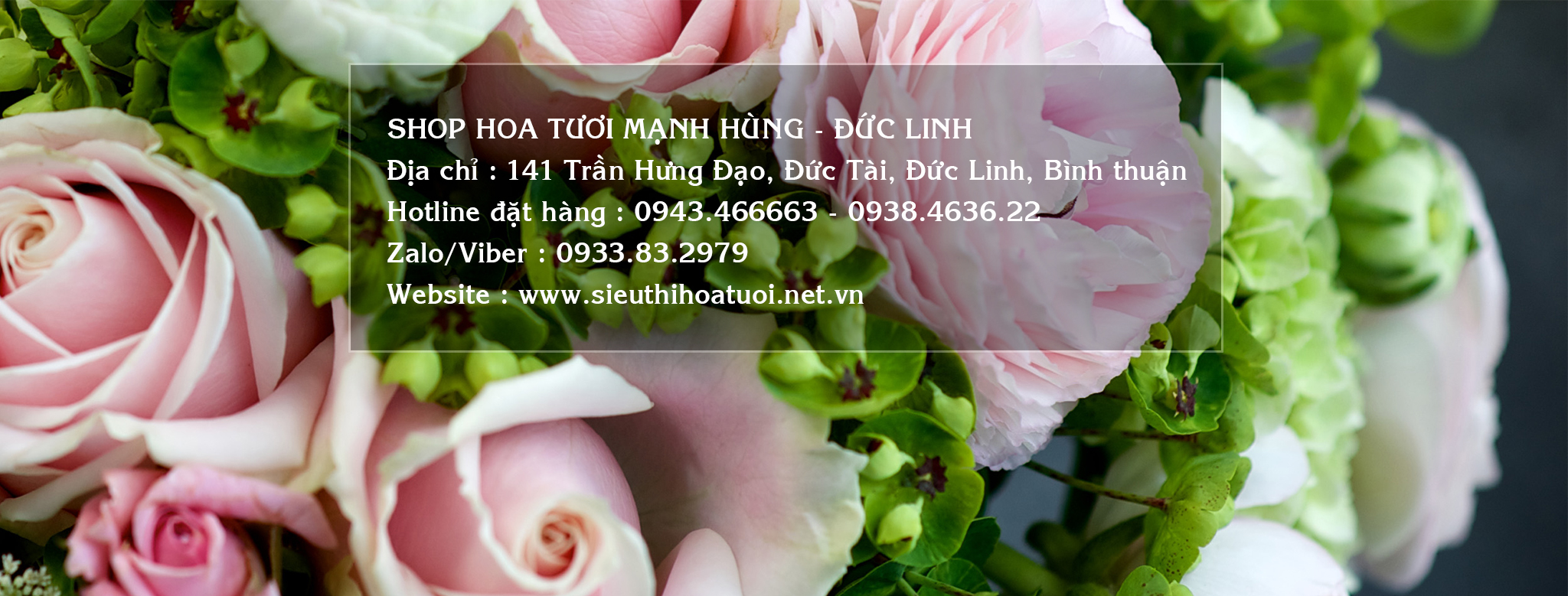 Shop hoa tươi Huyện Đức Linh Bình Thuận