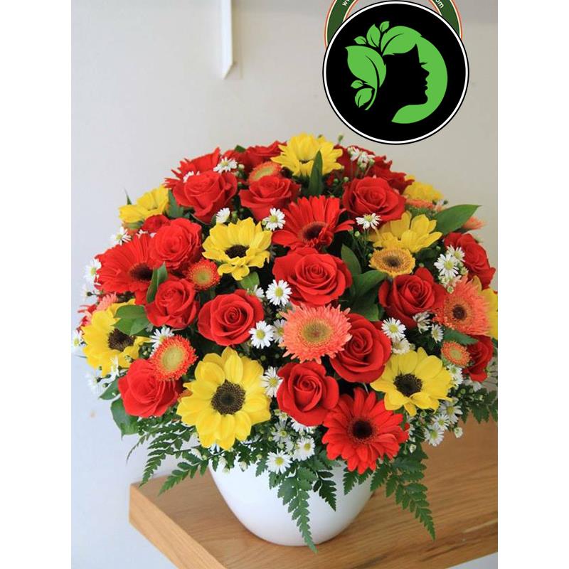 Hoa giỏ cao cấp DHCM15