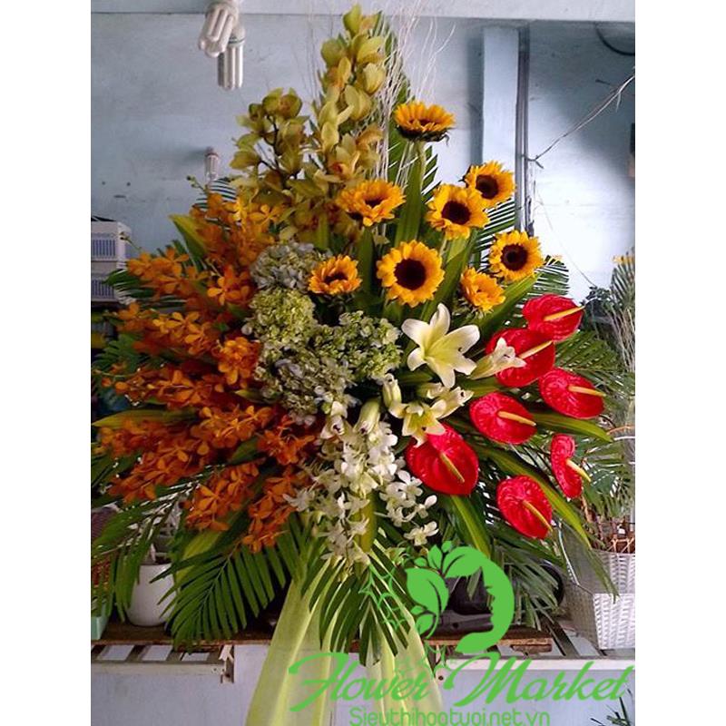 Hoa chúc mừng tân gia HKT566