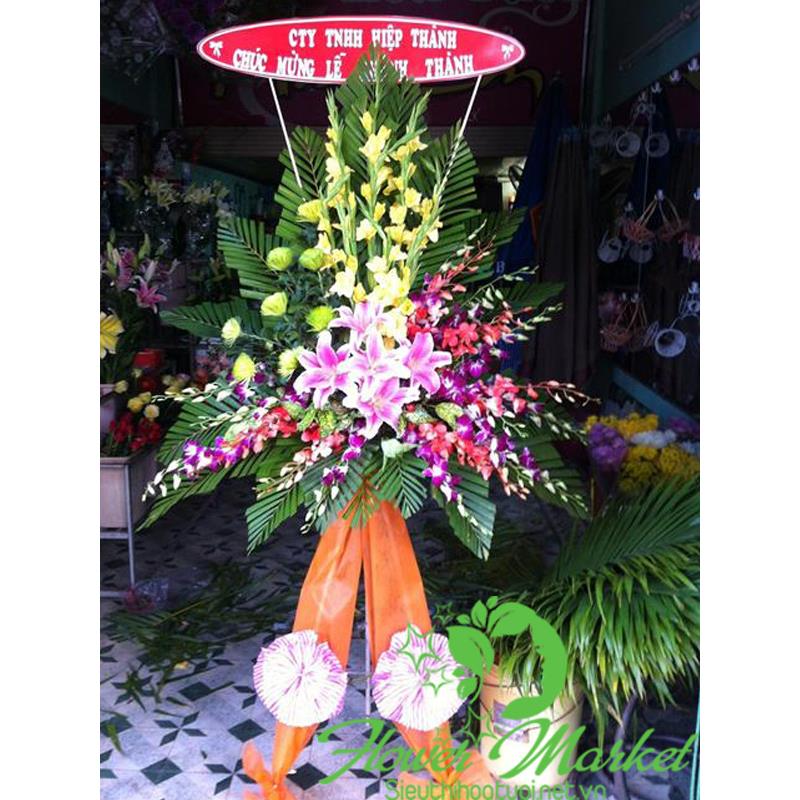 Hoa tặng khai trương HKT041