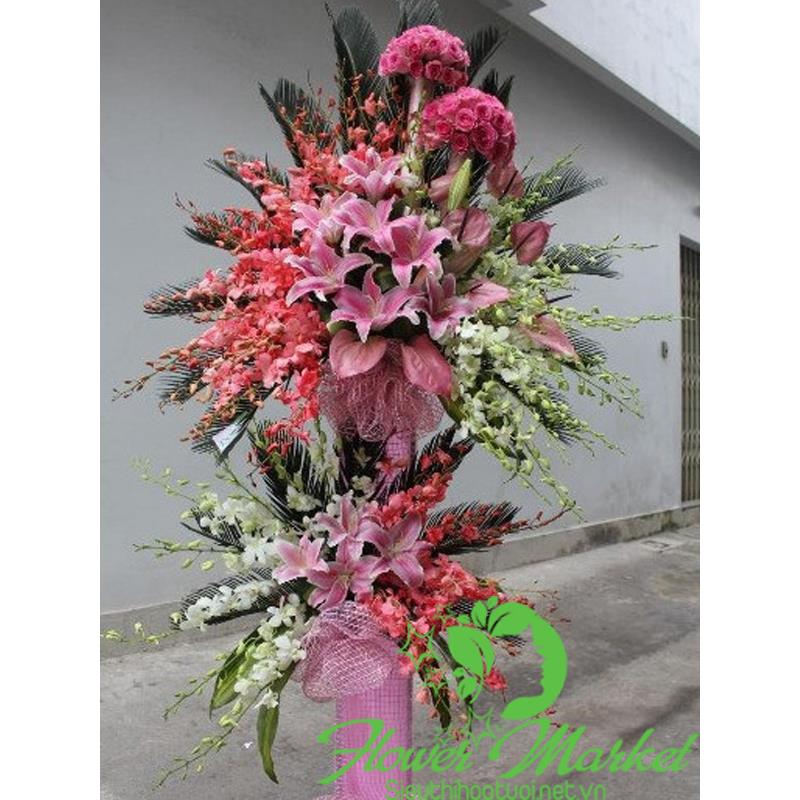 Hoa khai trương đẹp HKT271