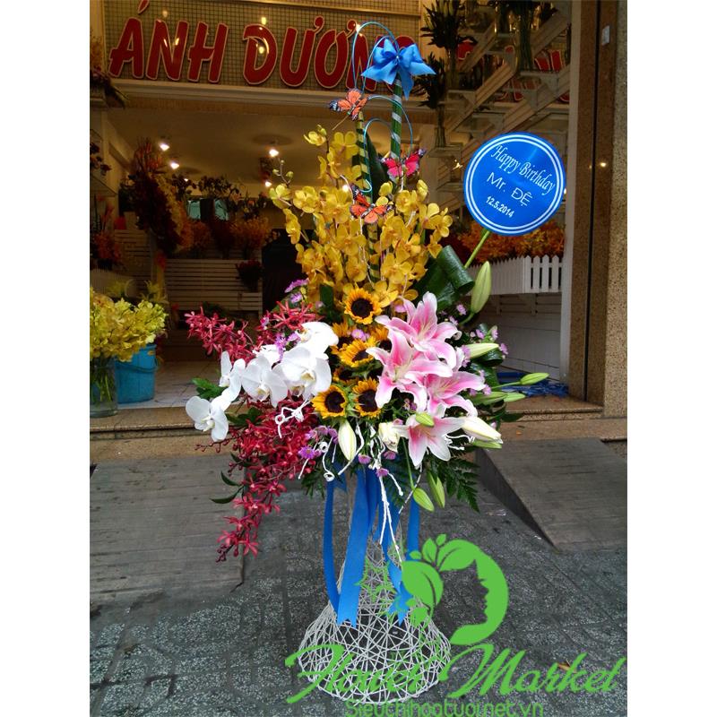 Hoa chúc mừng đại hội HKT677