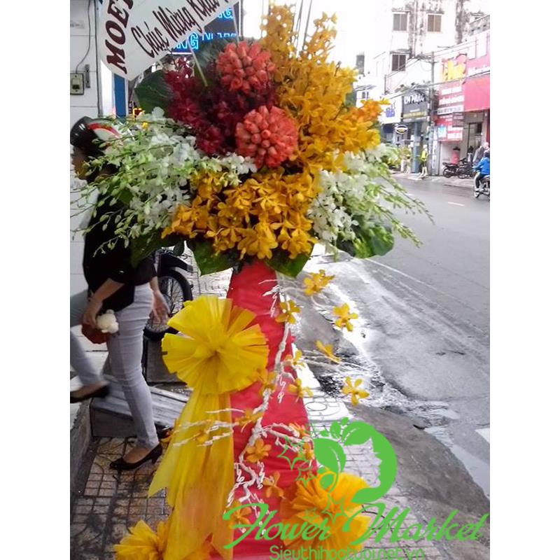 Hoa khai trương đẹp HKT084