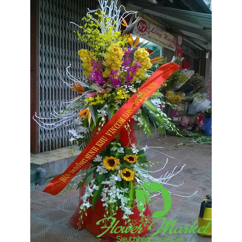 Hoa mừng lễ khánh thành HKT585