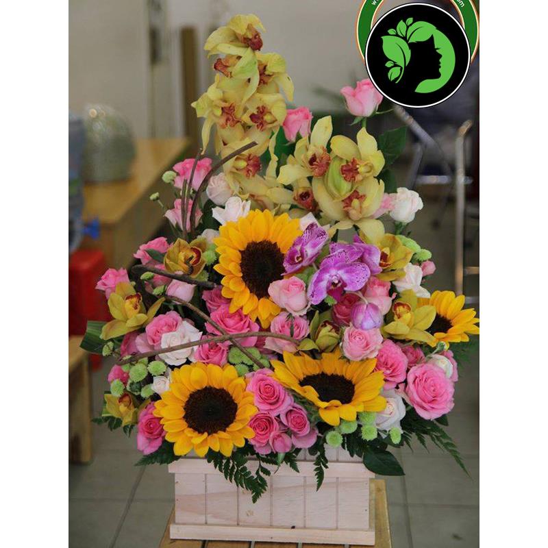 Hoa sinh nhật sang trọng DHCM42