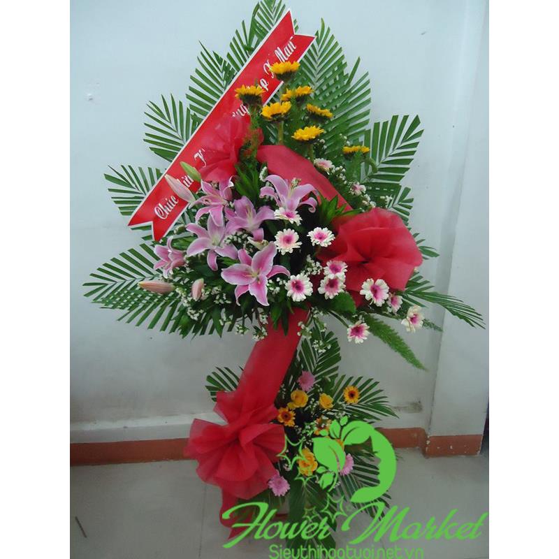 Hoa mừng lễ động thổ HKT579