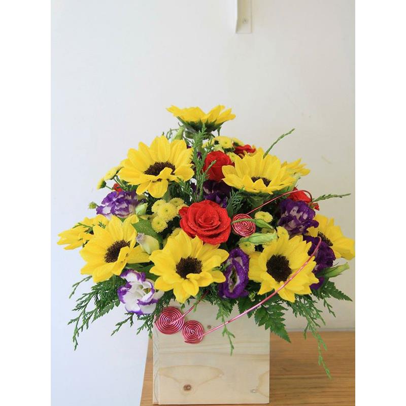 Hoa giỏ đẹp DHCM08