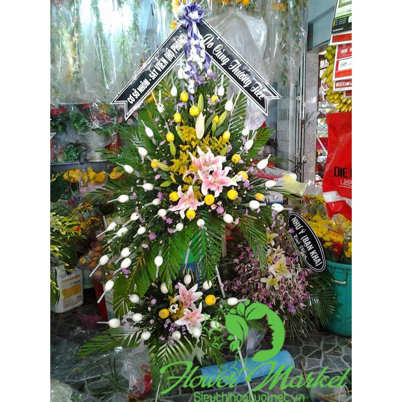Hoa tang lễ HCB033