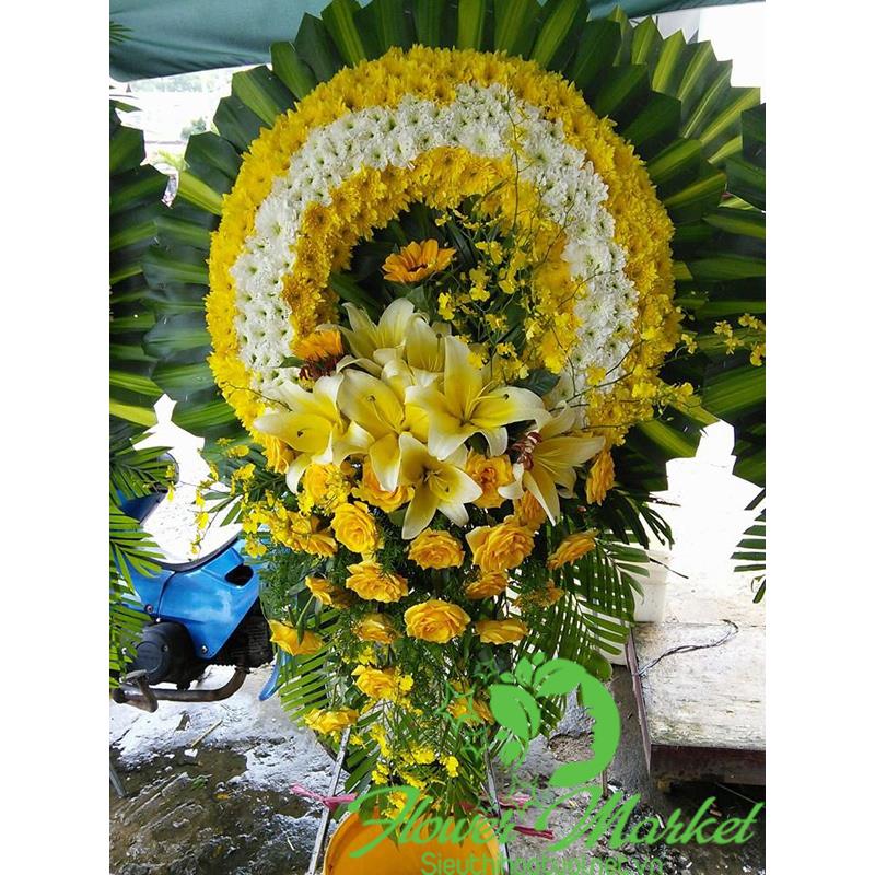 Vòng hoa viếng đám tang HCB224