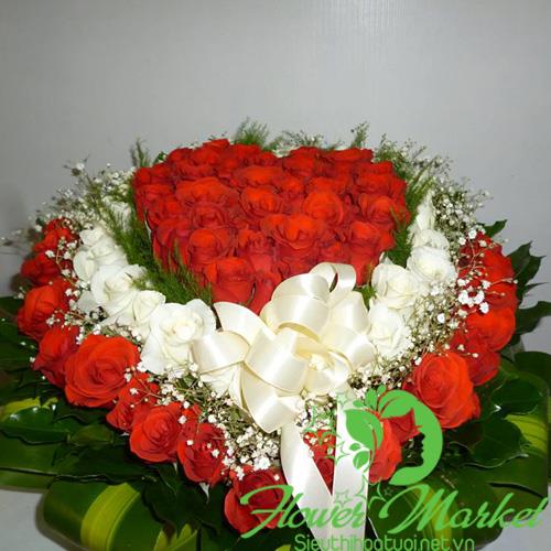 Giỏ hoa tặng sinh nhật HCM502