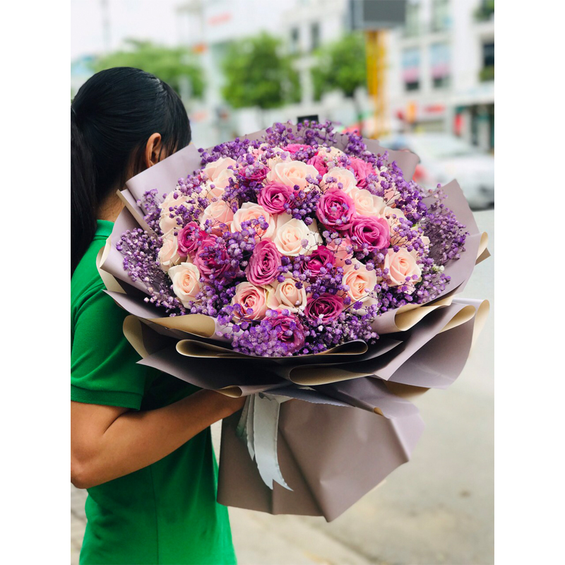 Bó hoa tươi LOVE-111