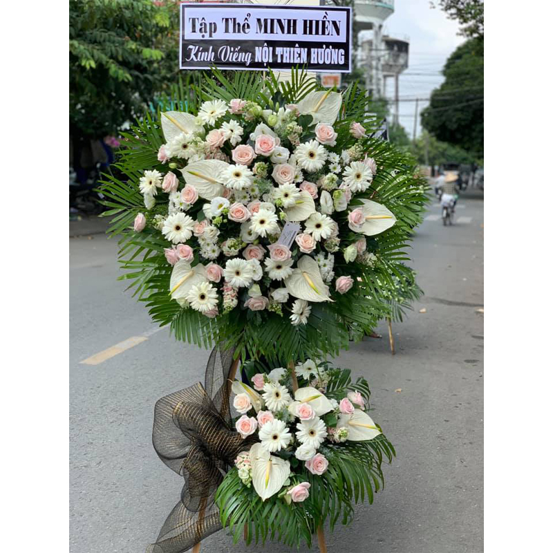 Kệ hoa tươi chia buồn LOVE-CB141