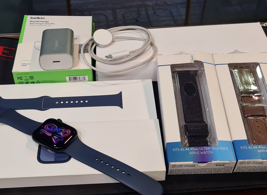 apple watch series 9 45mm cũ zin giá rẻ tại shop Nguyên Linh