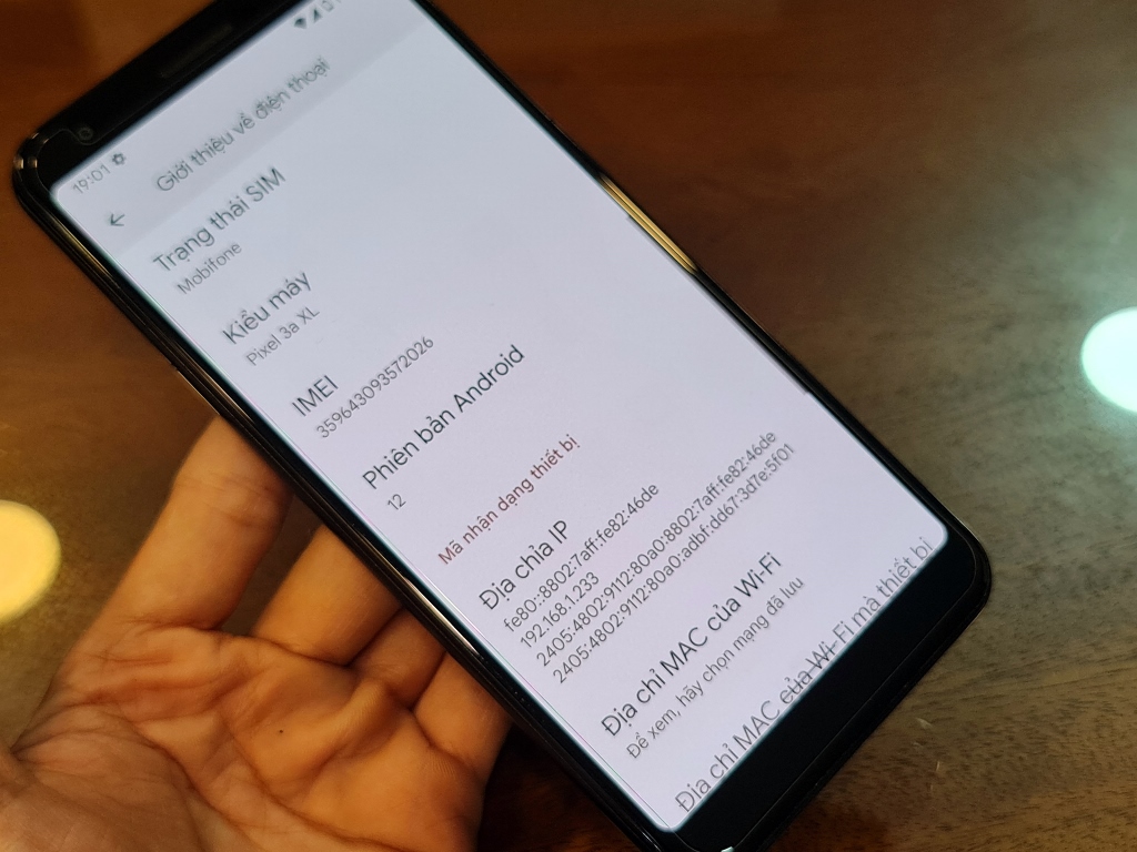 google pixel 3a xl zin cũ giá rẻ được bán tại shop Nguyên Linh