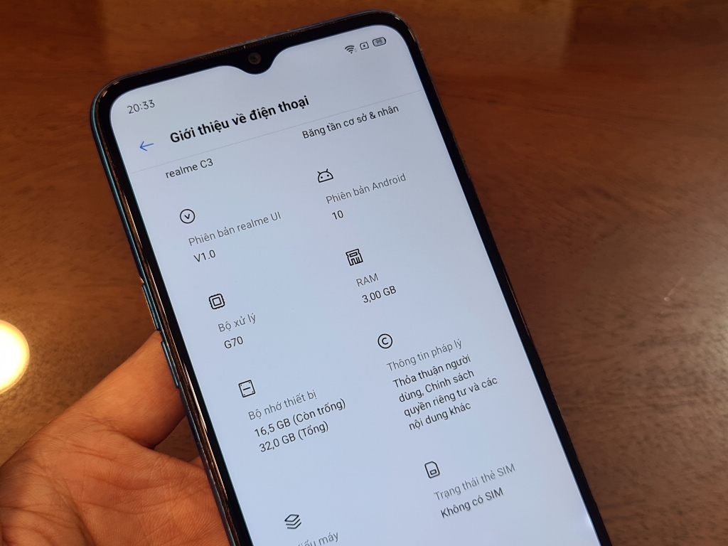 Oppo Realme C3 zin cũ giá rẻ tại cửa hàng Nguyenlinh.com.vn