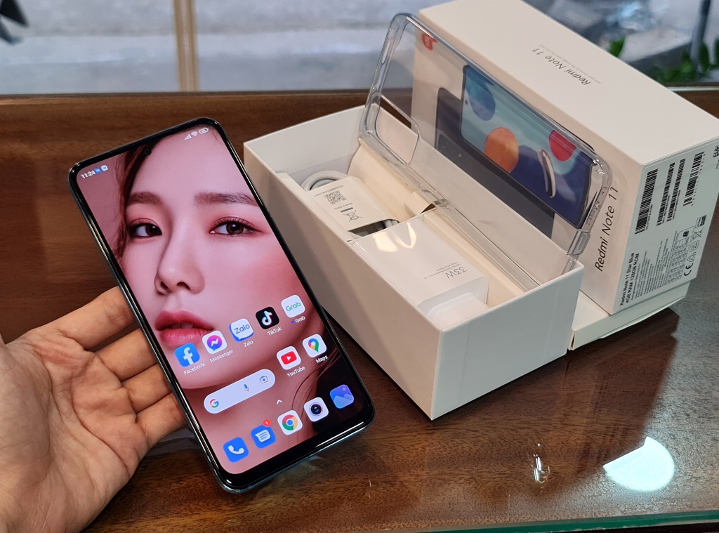 redmi note 11 like new 99,99 tại shop Nguyên Linh