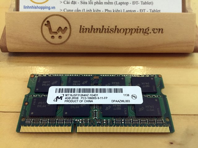 Ram DDR3 laptop 4gb MICRON (12 tháng bảo hành)