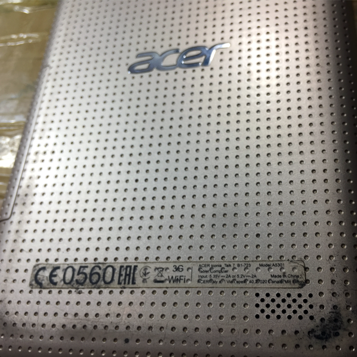 Thay kính cảm ứng Acer iconia B1-723 (Model A5301)