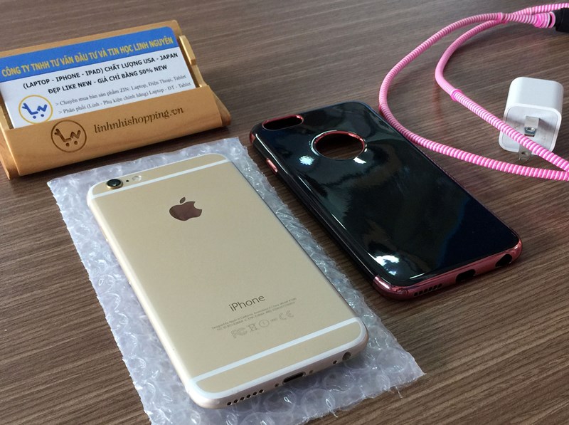 iphone 6 Vàng 16GB quốc tế zin cứng (mã VN/A)