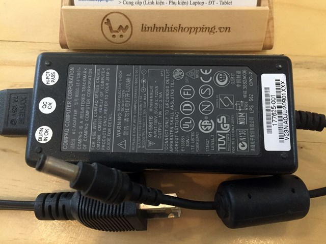 Sạc HP chính hãng 19v-3.16a Compaq