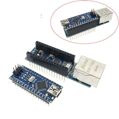 Kit ethernet shield V1.0 ENC28J60 RJ45 cho arduino nano V3 | Thế Giới ...