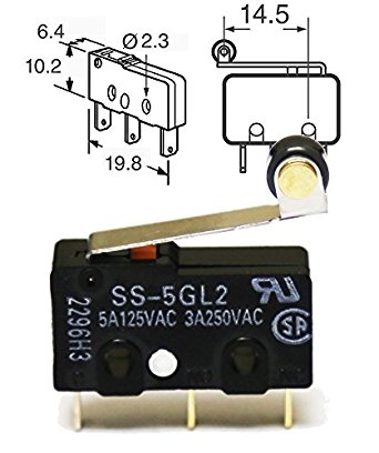 Kích thước Omron SS-5GL2 BY OMI Kích thước Omron SS-5GL2 BY OMI