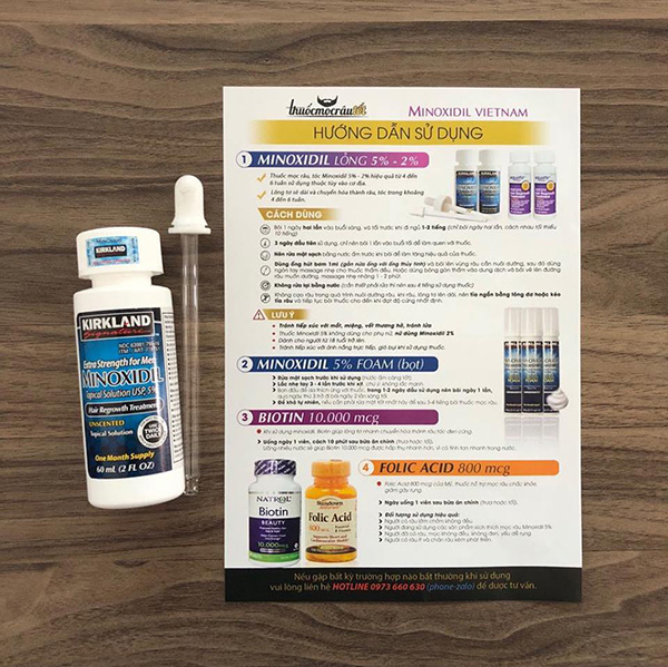 Thuốc mọc râu minoxidil 5