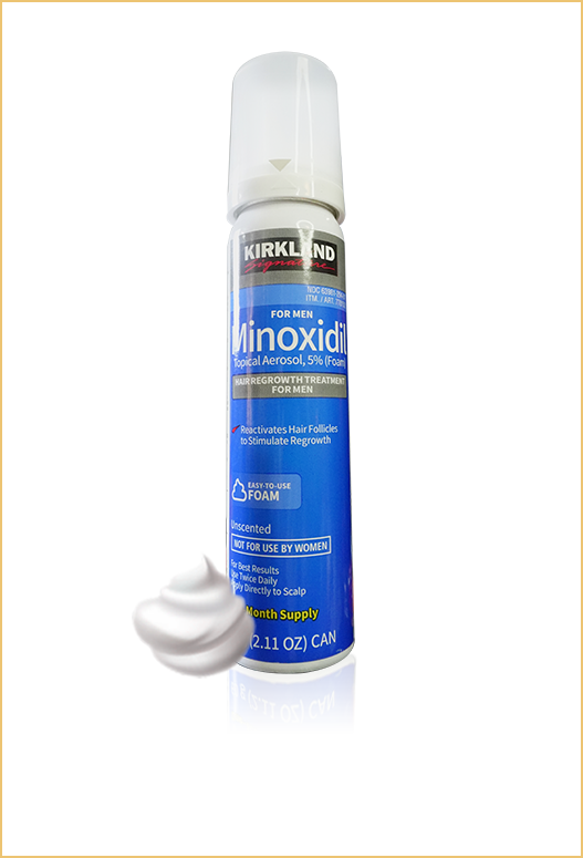 minoxidil 5% dạng bọt